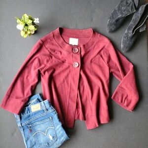 Banana Republic Red Cardigan
